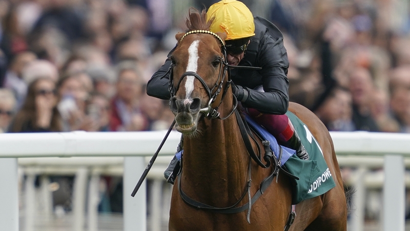 Stradivarius and Frankie Detorri winning at York back in May
