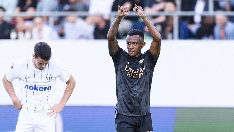 Marquinhos celebrates his debut goal