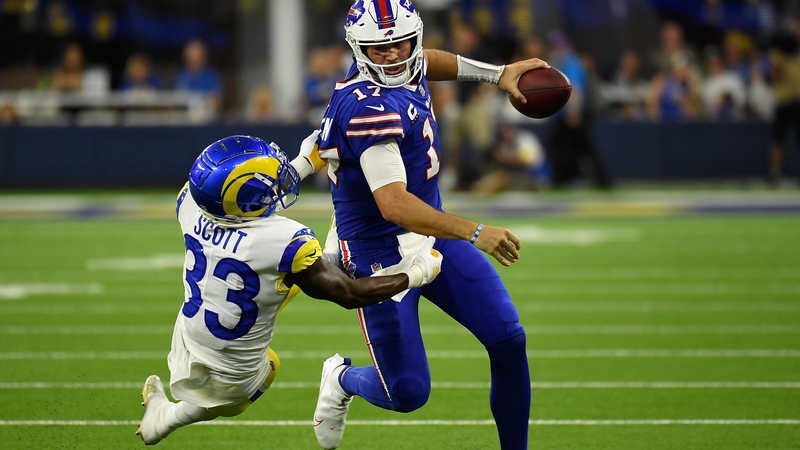Quarterback Josh Allen of the Buffalo Bills