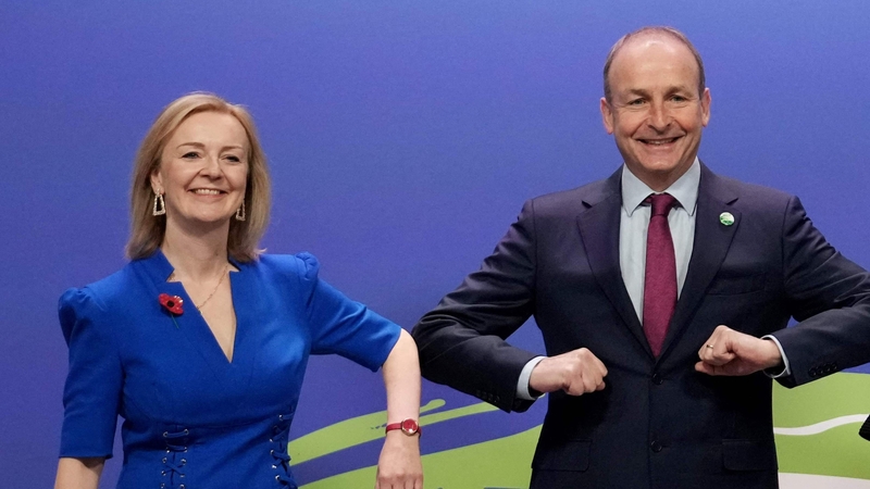 Micheál Martin said he had a number of opportunities to engage with Liz Truss during her 'brief period' as prime minister
