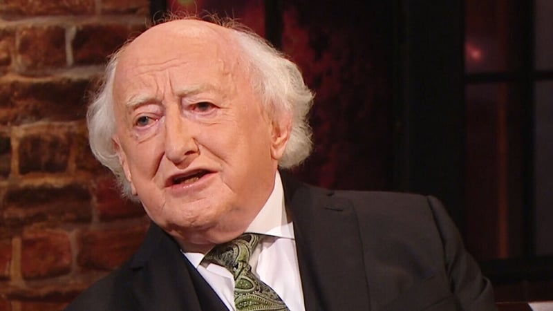 President Micheal D Higgins said Queen Elizabeth had a better understanding of the past than some current politicians