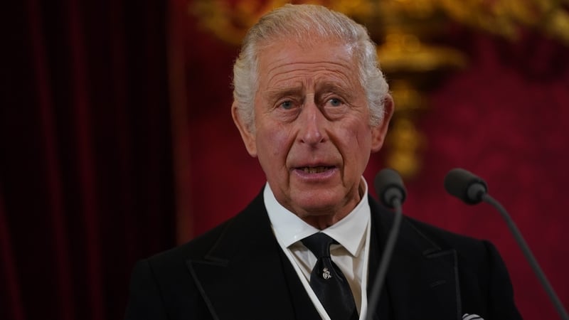 The incident is alleged to have occurred during the proclamation of King Charles III