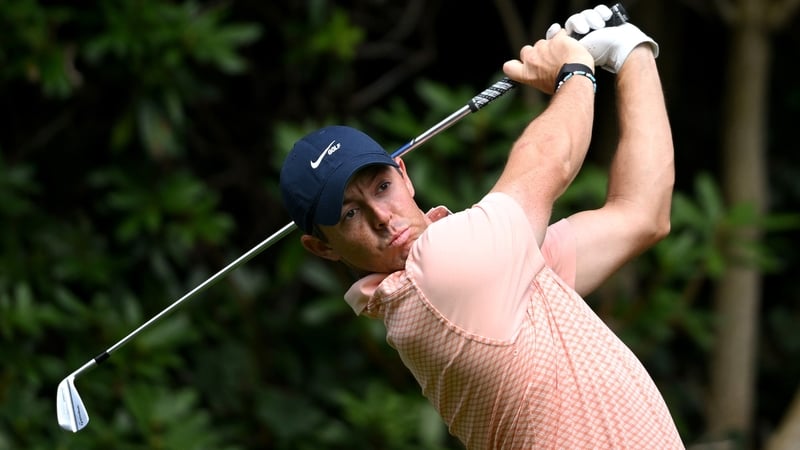 McIlroy sits one stroke behind the leaders in Surrey