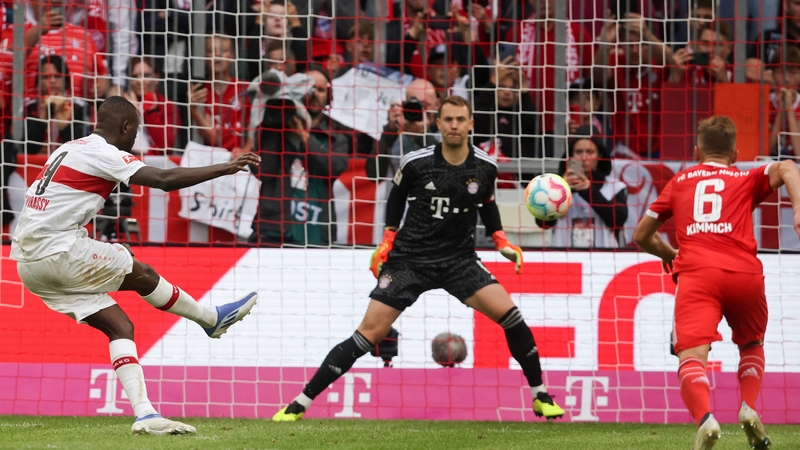 Stuttgart's Serhou Guirassy made no mistake from the spot