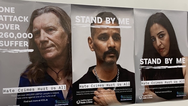 The Irish Council of Civil Liberties said there has been a rise in hate crimes in Ireland and elsewhere