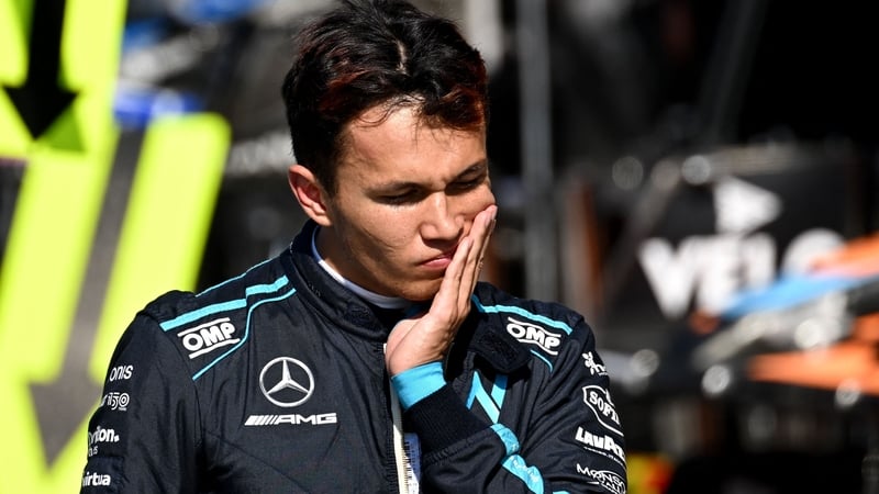 Williams' driver Alex Albon