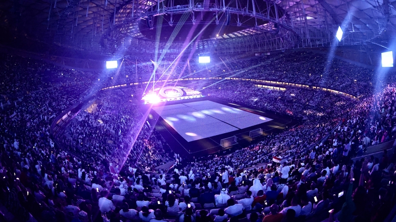 The Lusail Iconic Stadium ahead of the Lusail Super Cup soccer match between Zamalek and Al Hilal