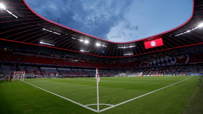The Munich Football Arena hosts the Champions League final on 31 May