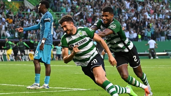 Paulinho turns away after putting his side in front