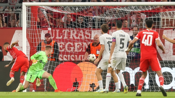 Lucas Hernandez puts the hosts in front