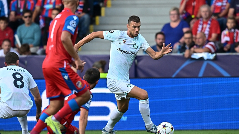 Dzeko scored early in Inter's 2-0 win