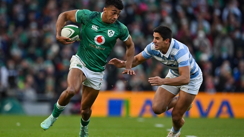 Ulster winger Robert Baloucoune and Munster's Shane Daly will be the most-capped players on the plane