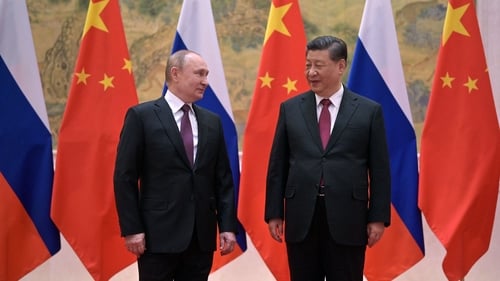 Russia and China along with Iran were described as an 'axis of evil' by the Speaker of the US House of Representatives Mike Johnson
