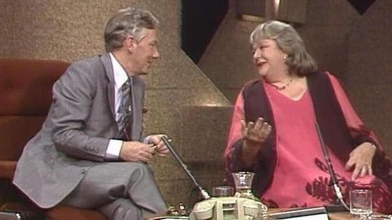 Gay Byrne and Maeve Binchy (1982)
