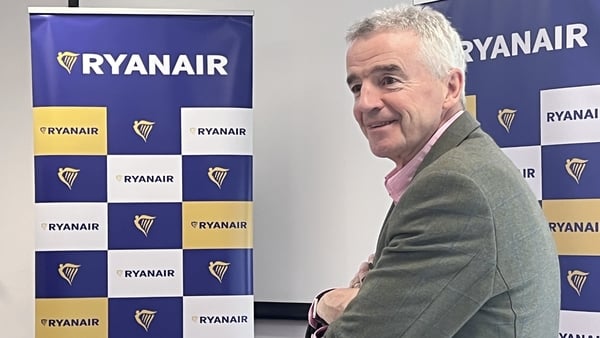 Michael O'Leary speaking before today's AGM
