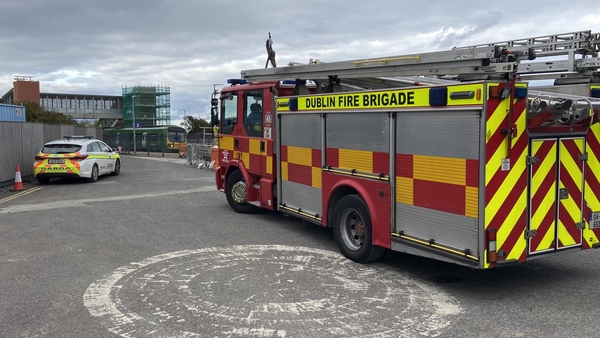 Emergency services at Gormanston train station