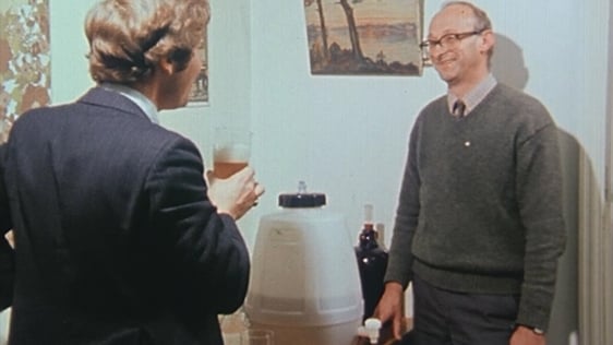 Home brew making, 1982.