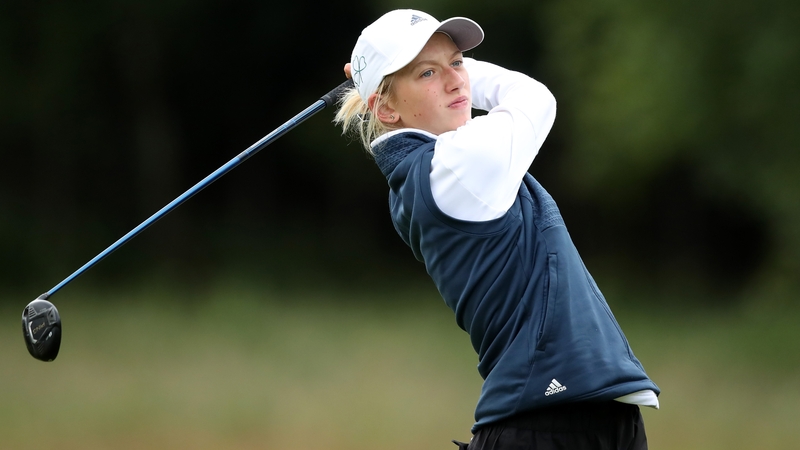 Olivia Costello in action during a home international match this summer