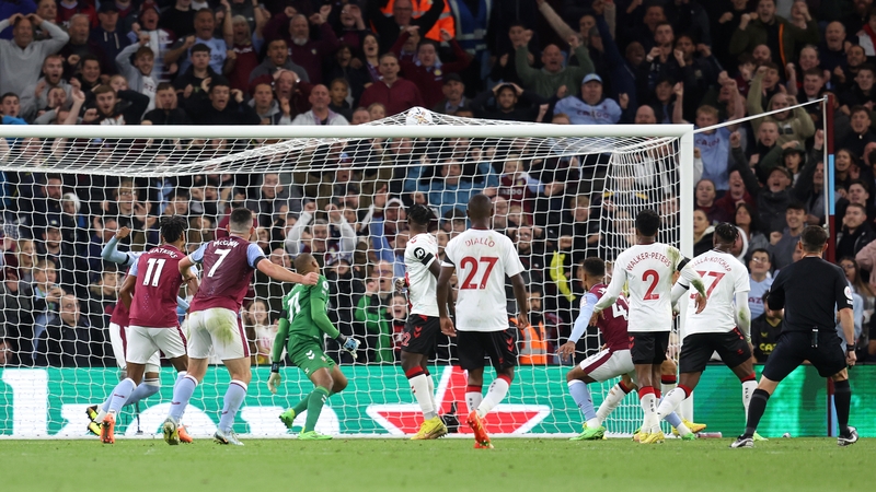 Jacob Ramsey scores the only goal of the game