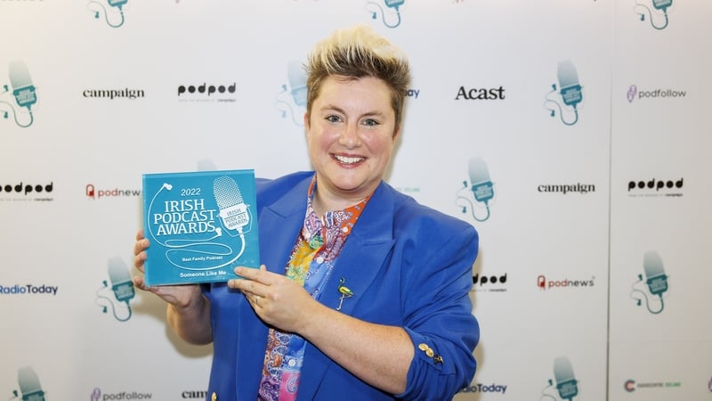 Kate Brennan-Harding won Gold in the Family Podcast category for Someone Like Me.