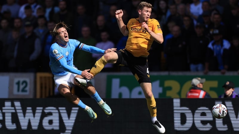 Collins' foul on Grealish earned him an early bath