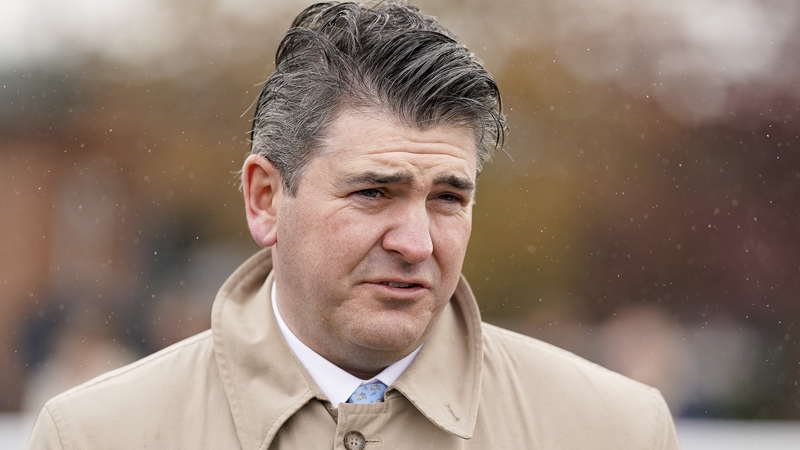 Winning trainer Hugo Palmer