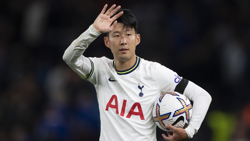 Son Heung-min took home the match ball