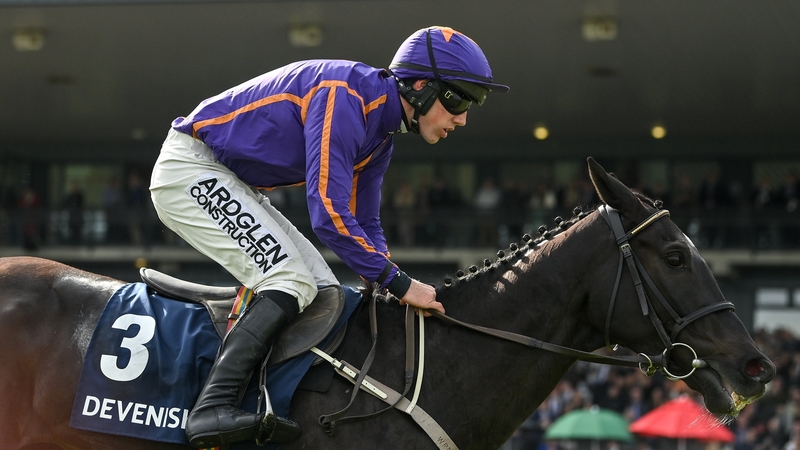 Easy Game - pictured above with Brian Hayes up at Fairyhouse back in April - won by 11 lengths in the Kerry Group Chase