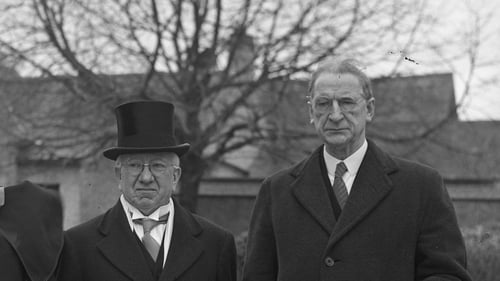 President Sean T O'Kelly and Taoiseach Eamon de Valera Photo: Getty Images