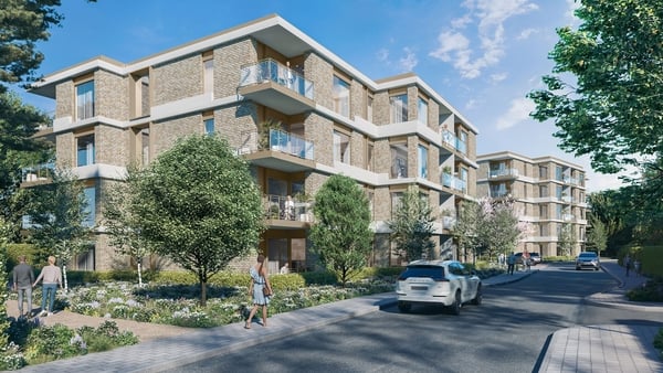 The Newtown Gardens scheme will consist of five detached apartment blocks with 140 one and two bedroom apartments