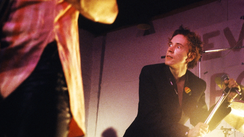 The sheet of original working lyrics by the Sex Pistols' John Lydon, known as Johnny Rotten, sold for $82,638 (€79,320) after an estimate of $80,000 (€76,788)