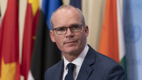 Simon Coveney said: 'Most peace processes fail in reality'