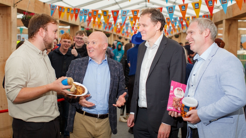 Niall O'Connor, Group Managing Director, ALDI Ireland, Charlie McConalogue, Minister for Agriculture, Food and the Marine, Bernard Broderick, Joint Managing Director, Broderick's and Ciarán Fitzpatrick, Managing Director, Cookie Dó