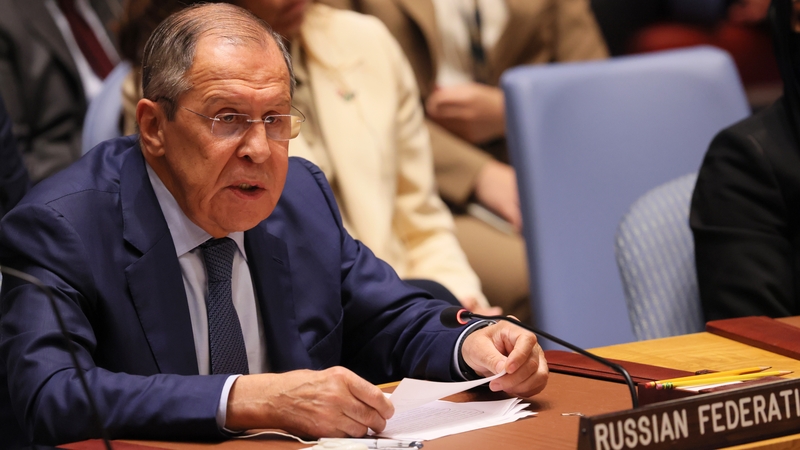 Mr Lavrov defended referendums in Russian-occupied parts of Ukraine