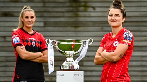 Chloe Darby (L) with Keeva Keenan