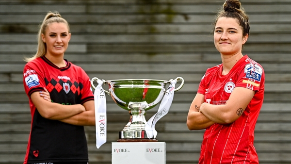 Chloe Darby (L) with Keeva Keenan