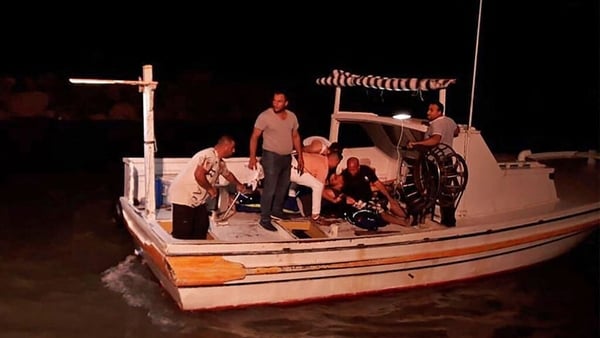 Rescuers search for victims and survivors off the coast of Syrian city of Tartus