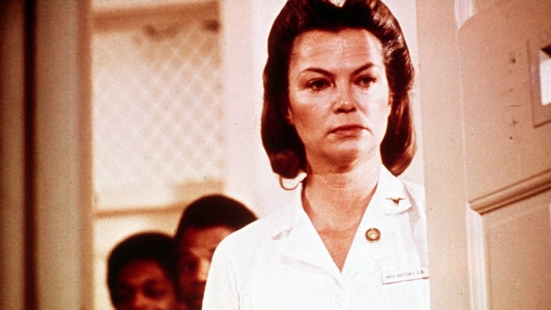 Acting great Louise Fletcher as Nurse Ratched in One Flew Over the Cuckoo's Nest