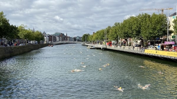 The Liffey Swim has taken place in the centre of the Dublin city for more than 100 years