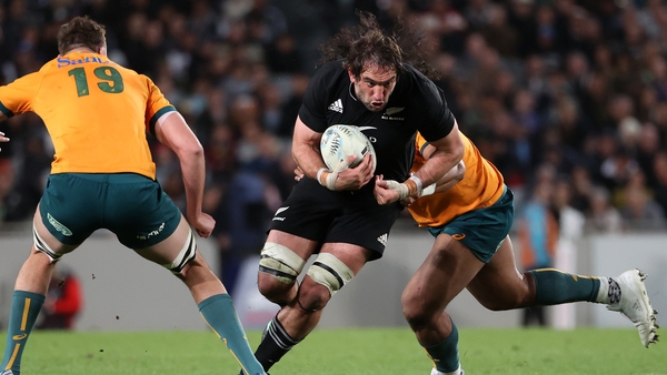Sam Whitelock was among the try scorers for New Zealand