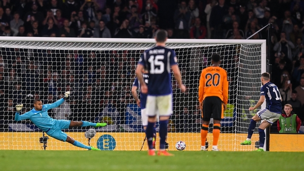 Ryan Christie converted from the spot to give Scots the victory