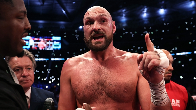 Fury taunted Joshua on social media