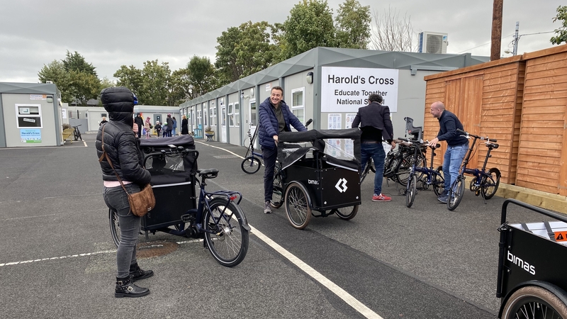 The Bike Library pilot scheme began in September 2022 at Harold's Cross Educate Together National School (File image)