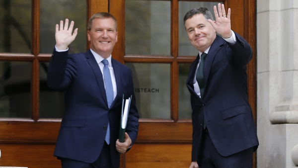 Finance Minister Michael McGrath and Minister for Public Expenditure Paschal Donohoe