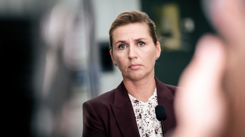 It was unclear whether Mette Frederiksen was injured by the attacker (File image)