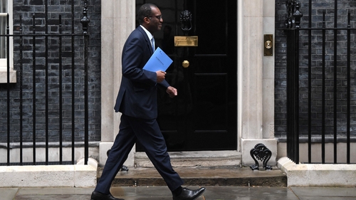 Britain's Chancellor of the Exchequer Kwasi Kwarteng