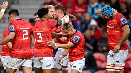 Munster scored three first-half tries