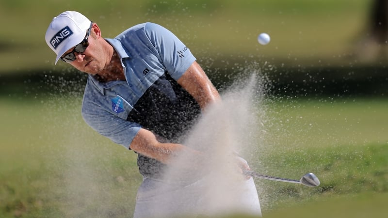 Power caught fire on his back nine