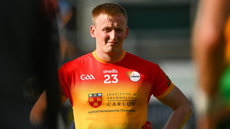 Shane O'Neill, seen here in action for Carlow, scored three points for his club Palatine