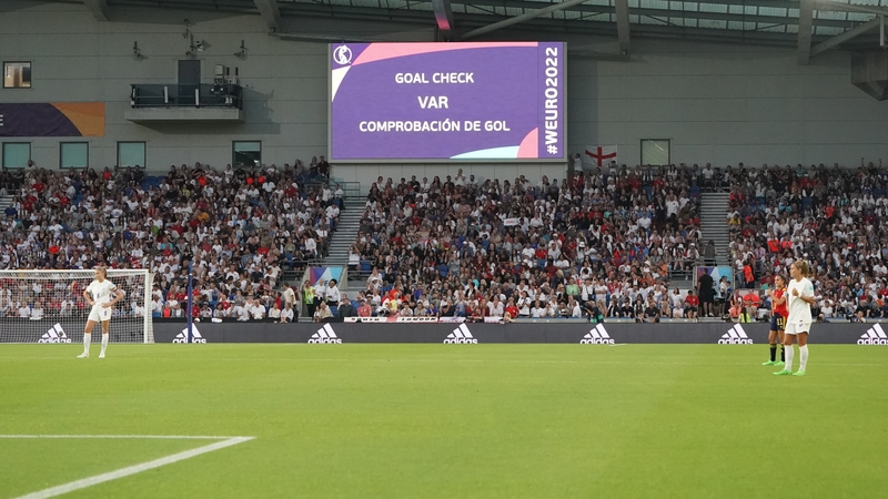 VAR in use at Euro 2022